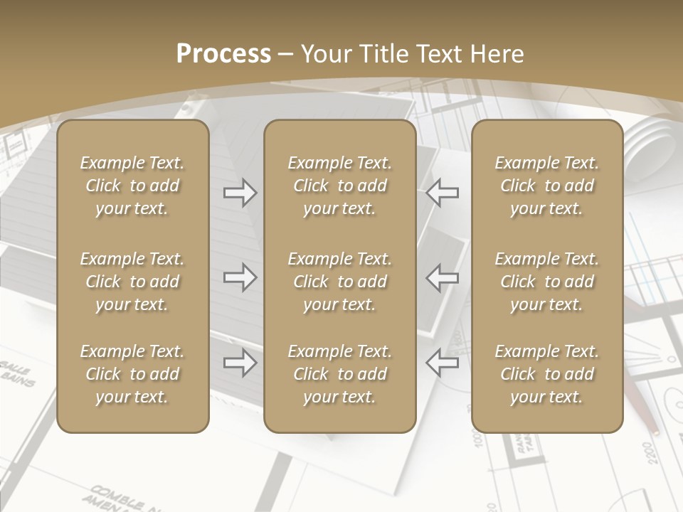 Plan Composition Residence PowerPoint Template