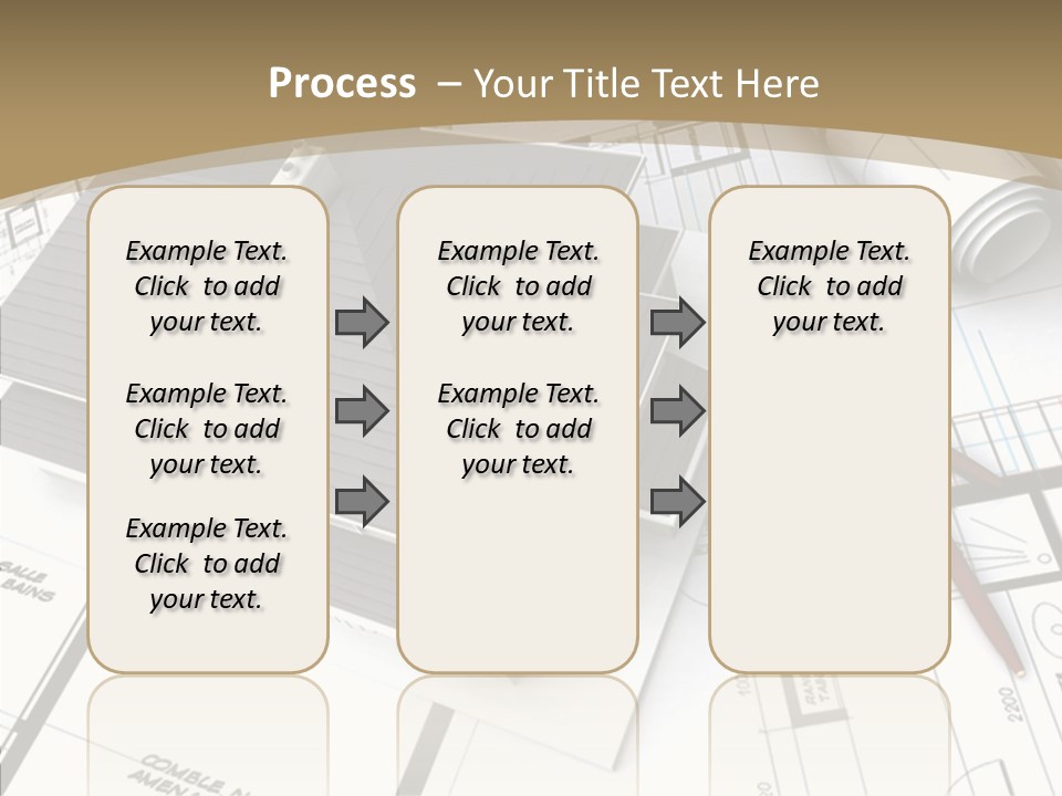 Plan Composition Residence PowerPoint Template