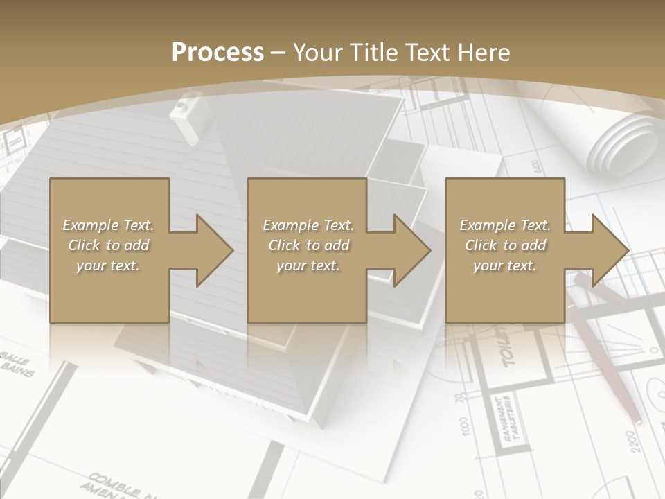 Plan Composition Residence PowerPoint Template