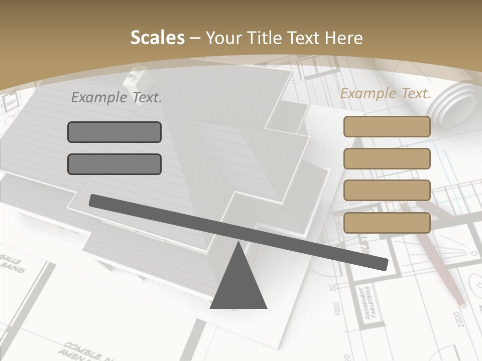 Plan Composition Residence PowerPoint Template