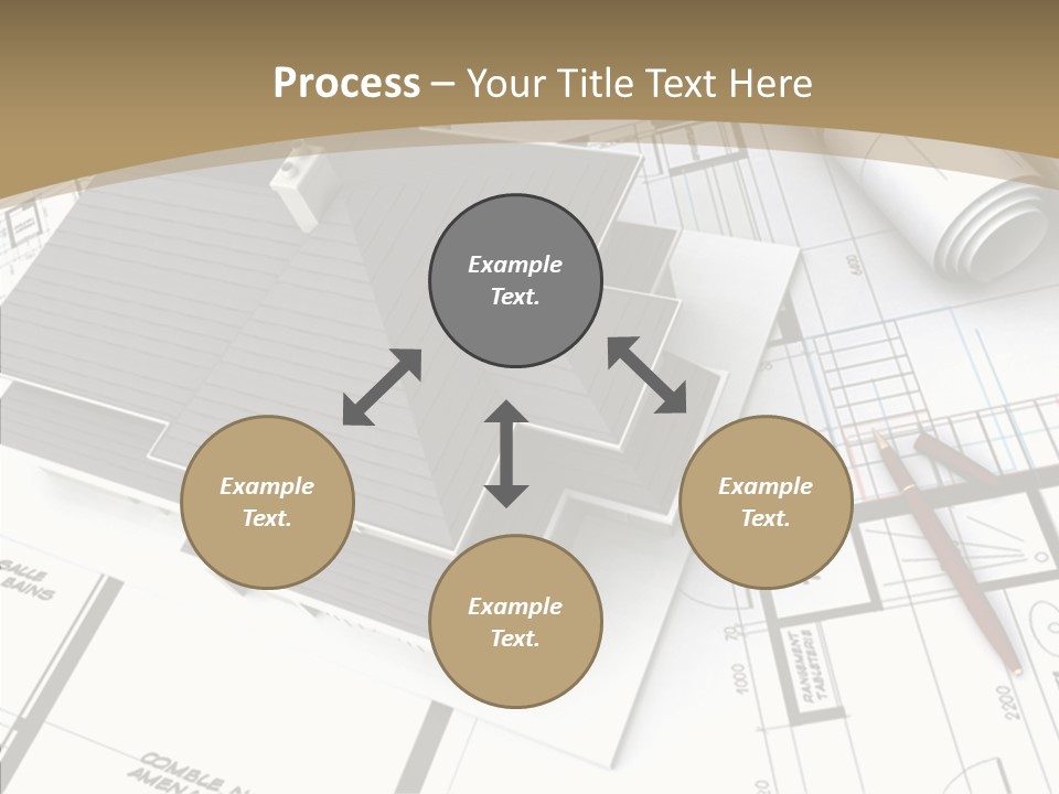 Plan Composition Residence PowerPoint Template