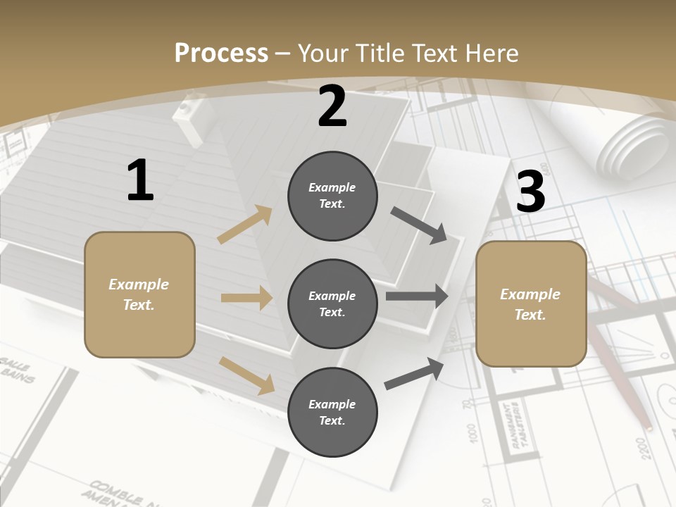 Plan Composition Residence PowerPoint Template