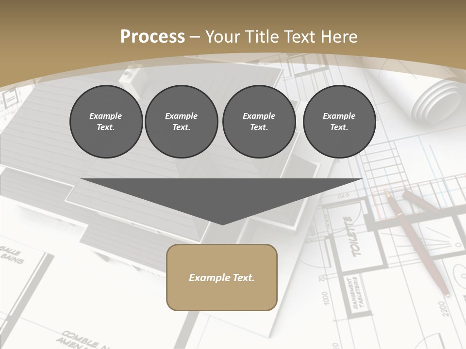 Plan Composition Residence PowerPoint Template