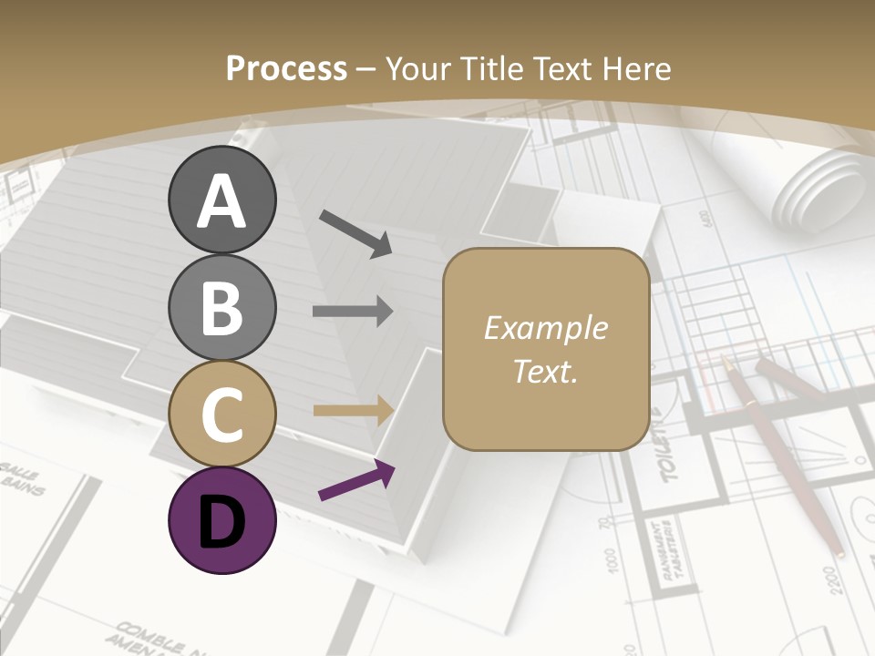 Plan Composition Residence PowerPoint Template