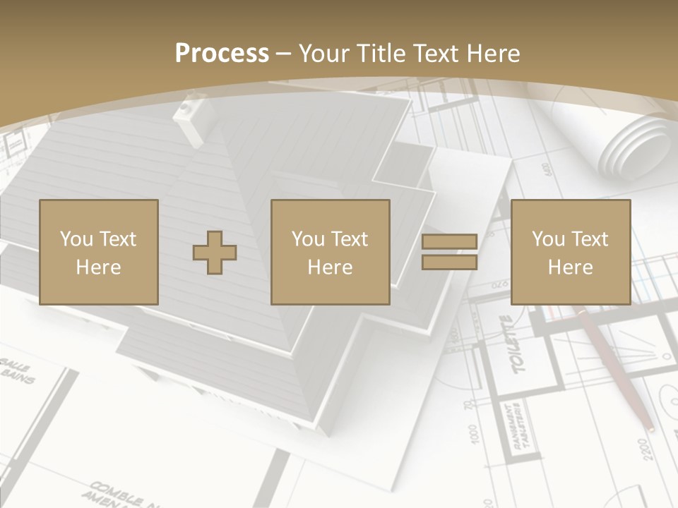 Plan Composition Residence PowerPoint Template