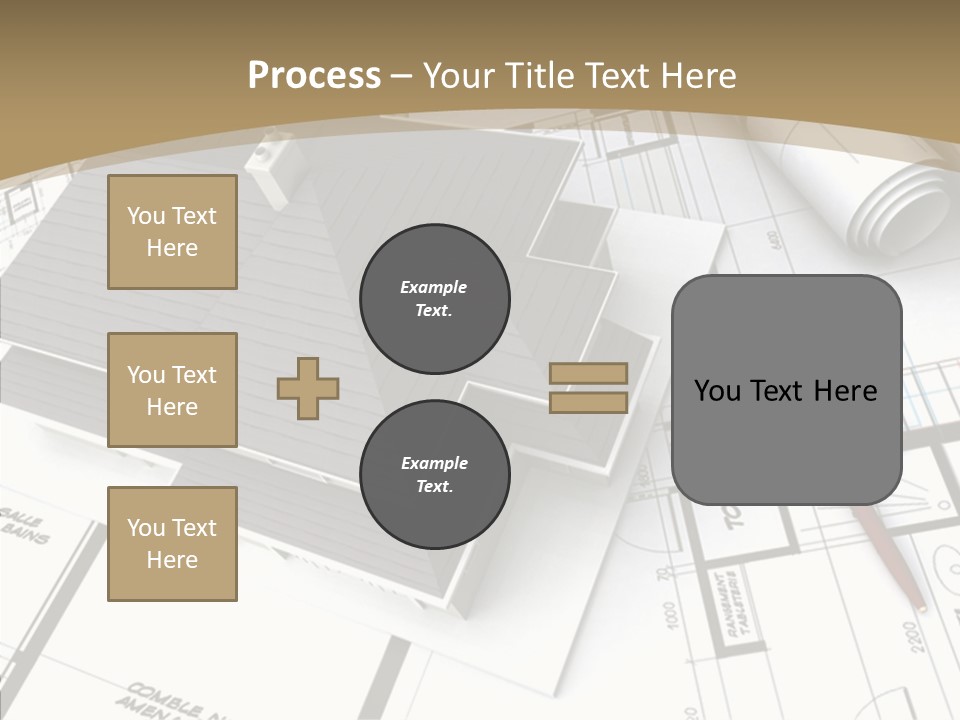 Plan Composition Residence PowerPoint Template