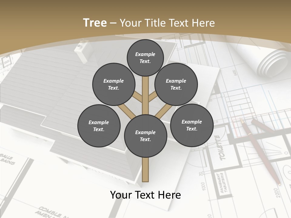 Plan Composition Residence PowerPoint Template