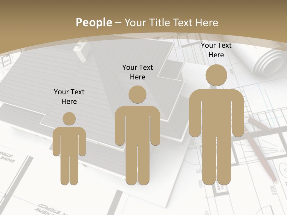 Plan Composition Residence PowerPoint Template