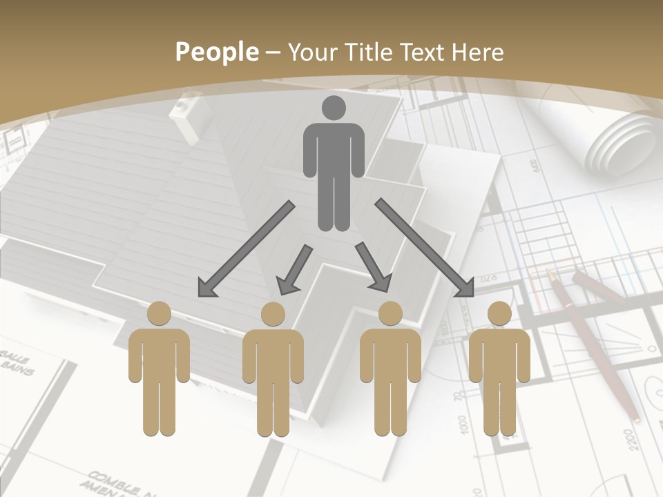 Plan Composition Residence PowerPoint Template