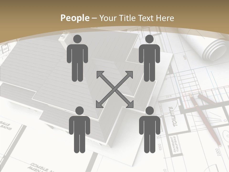 Plan Composition Residence PowerPoint Template