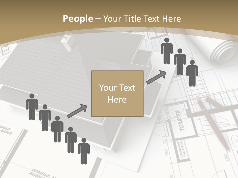 Plan Composition Residence PowerPoint Template