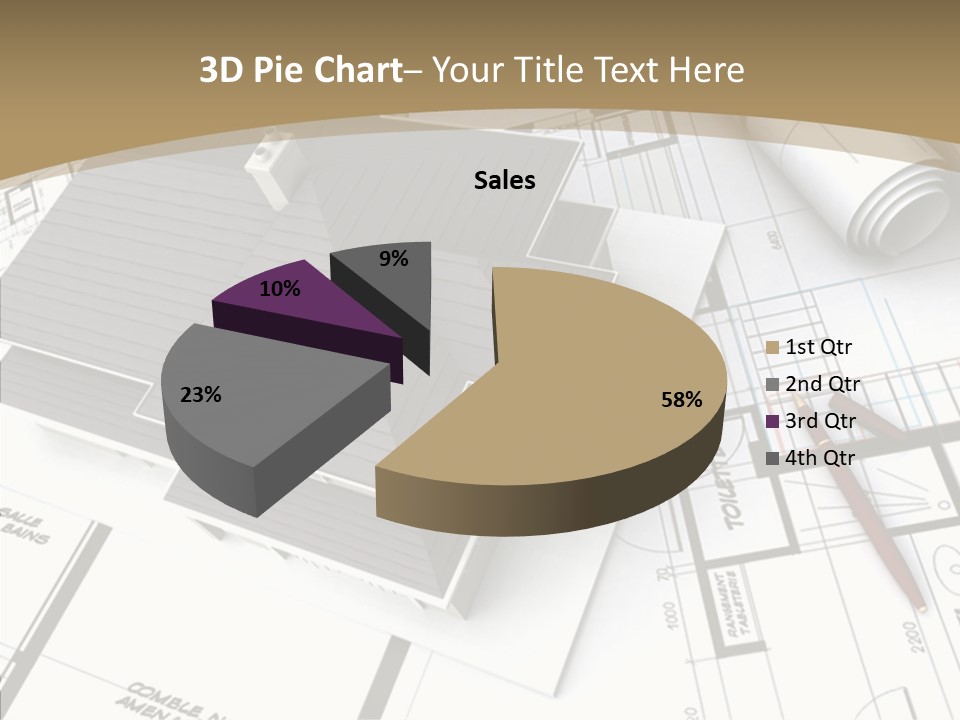 Plan Composition Residence PowerPoint Template