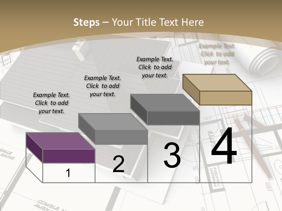 Plan Composition Residence PowerPoint Template