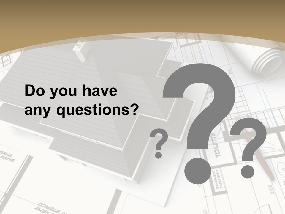 Plan Composition Residence PowerPoint Template
