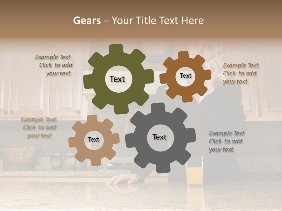 Team Per On Table PowerPoint Template
