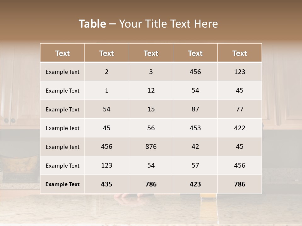 Team Per On Table PowerPoint Template