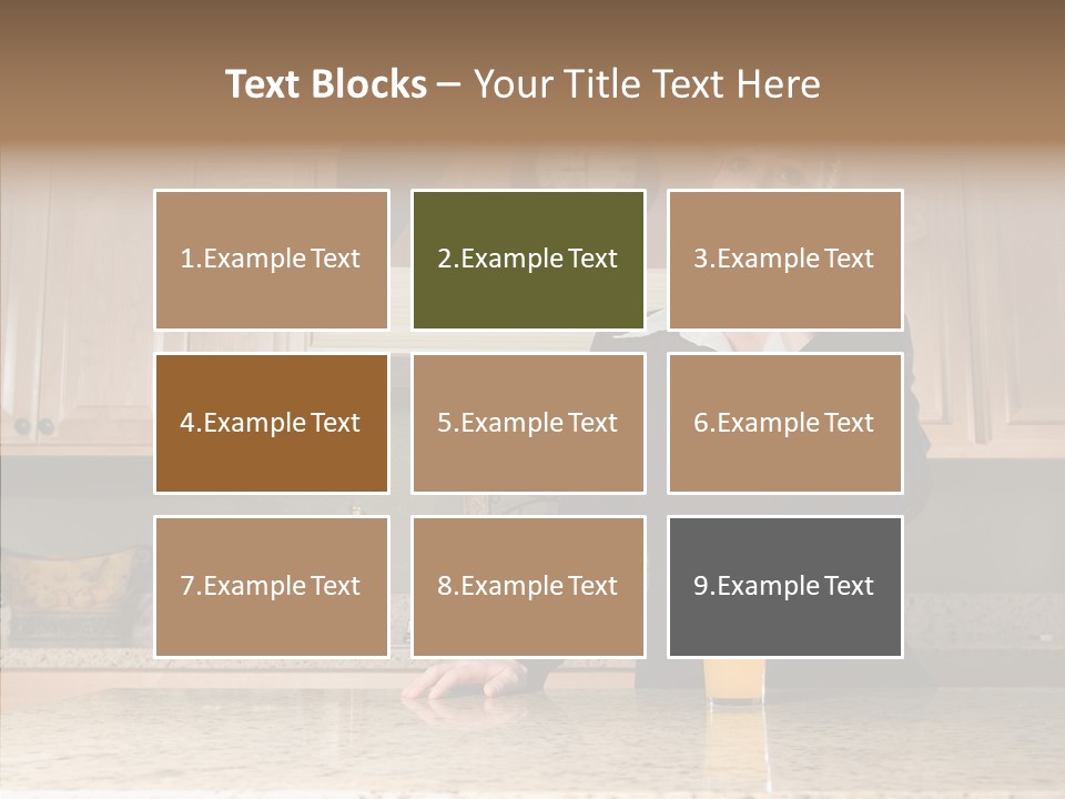 Team Per On Table PowerPoint Template