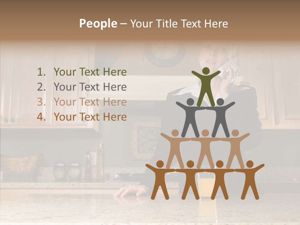 Team Per On Table PowerPoint Template