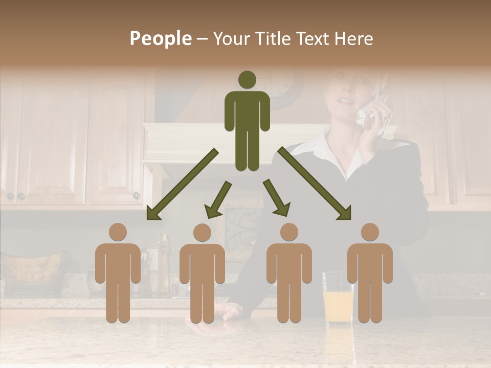 Team Per On Table PowerPoint Template