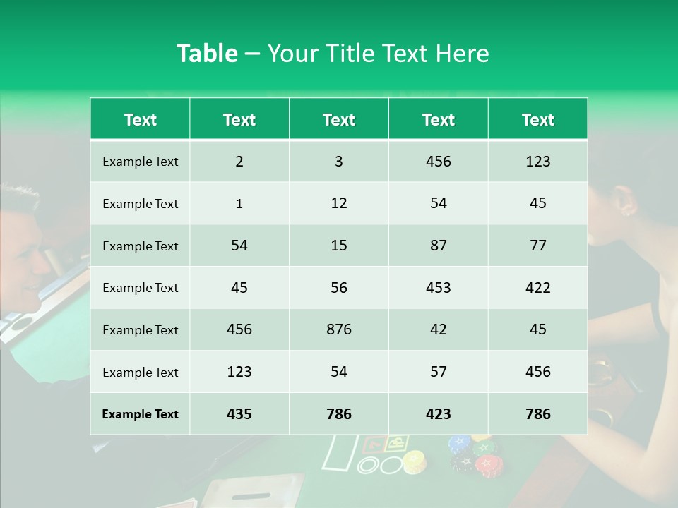 Group Communication Chair PowerPoint Template