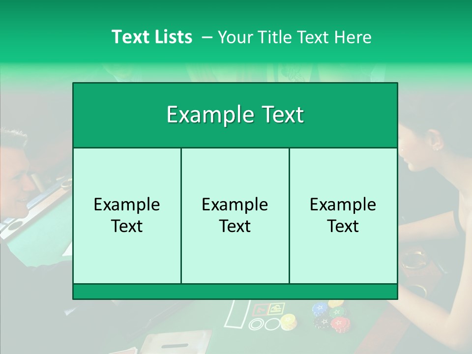 Group Communication Chair PowerPoint Template