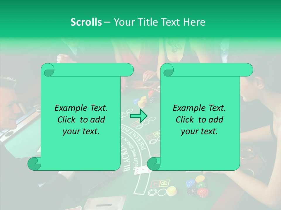 Group Communication Chair PowerPoint Template
