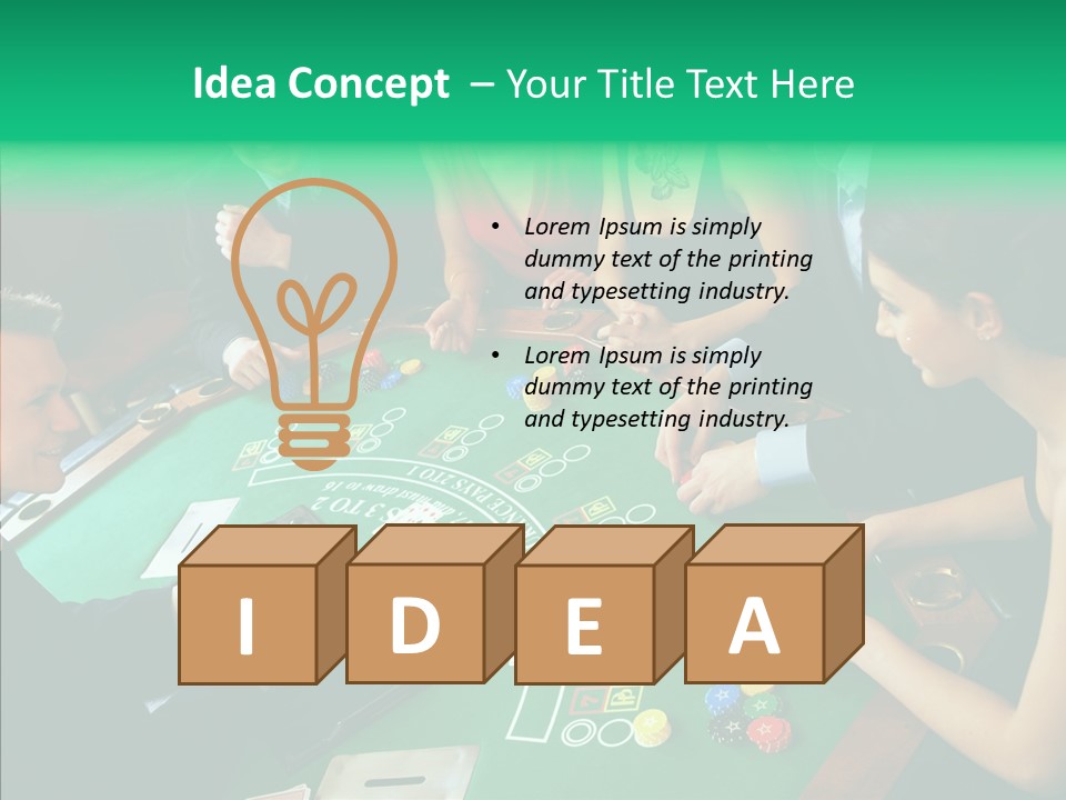 Group Communication Chair PowerPoint Template
