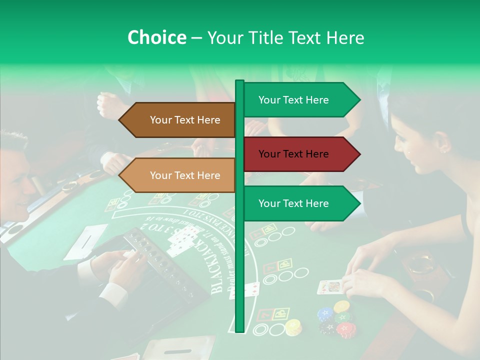 Group Communication Chair PowerPoint Template