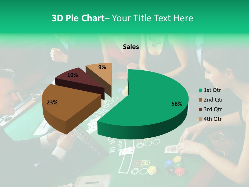 Group Communication Chair PowerPoint Template