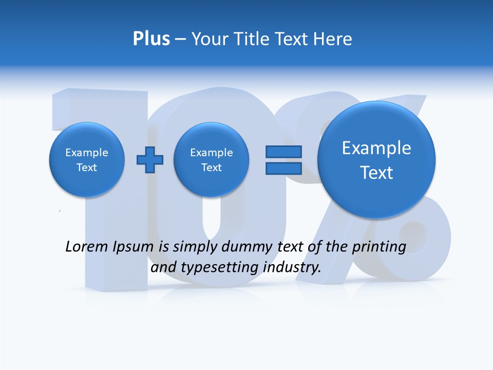 Number Math Render PowerPoint Template