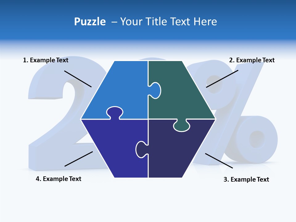 Symbol Marketing Statistics PowerPoint Template