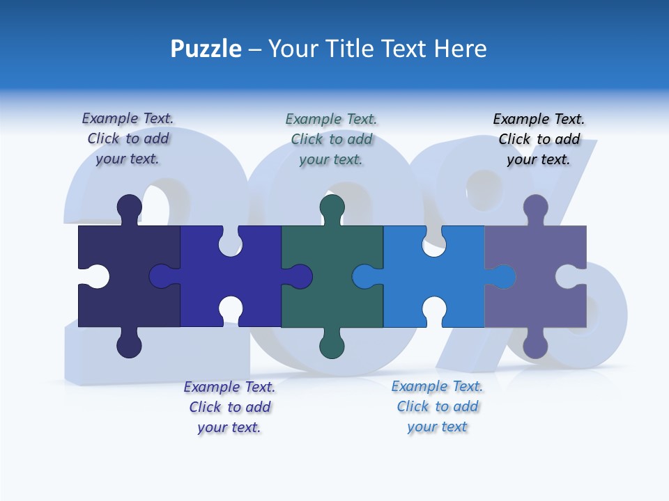 Symbol Marketing Statistics PowerPoint Template