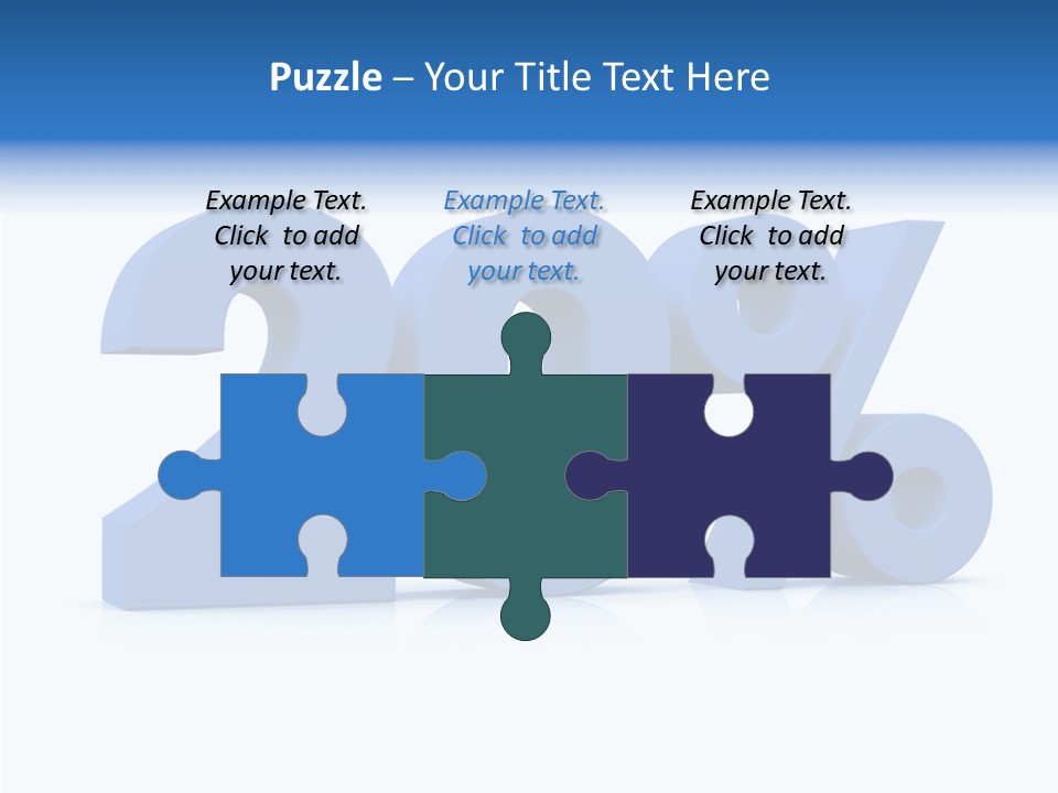 Symbol Marketing Statistics PowerPoint Template