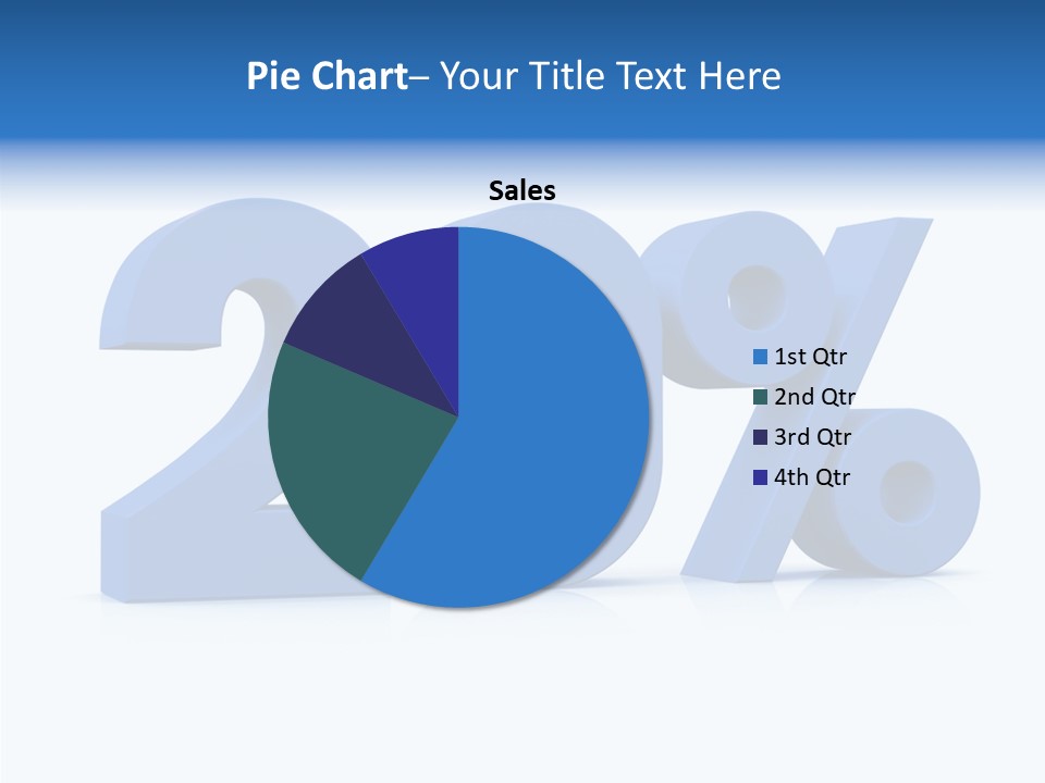 Symbol Marketing Statistics PowerPoint Template