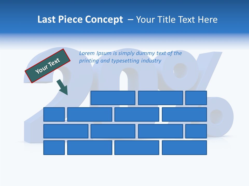 Symbol Marketing Statistics PowerPoint Template