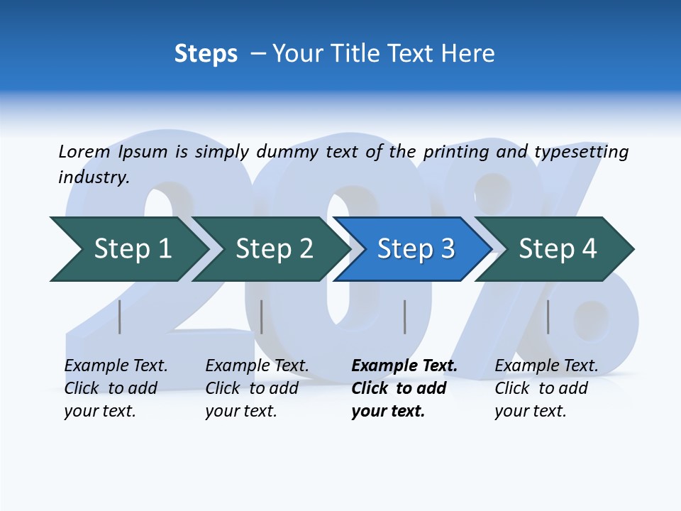 Symbol Marketing Statistics PowerPoint Template