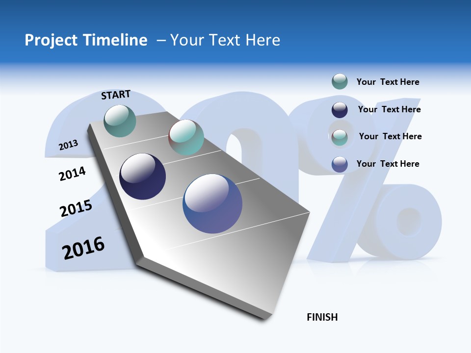 Symbol Marketing Statistics PowerPoint Template