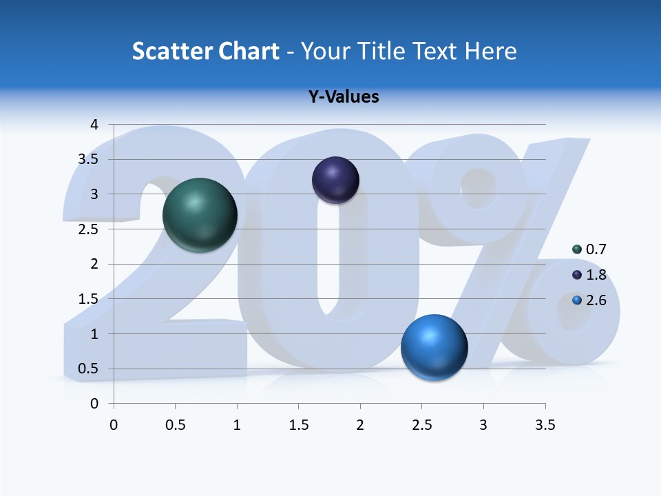 Symbol Marketing Statistics PowerPoint Template