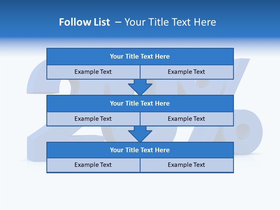 Symbol Marketing Statistics PowerPoint Template
