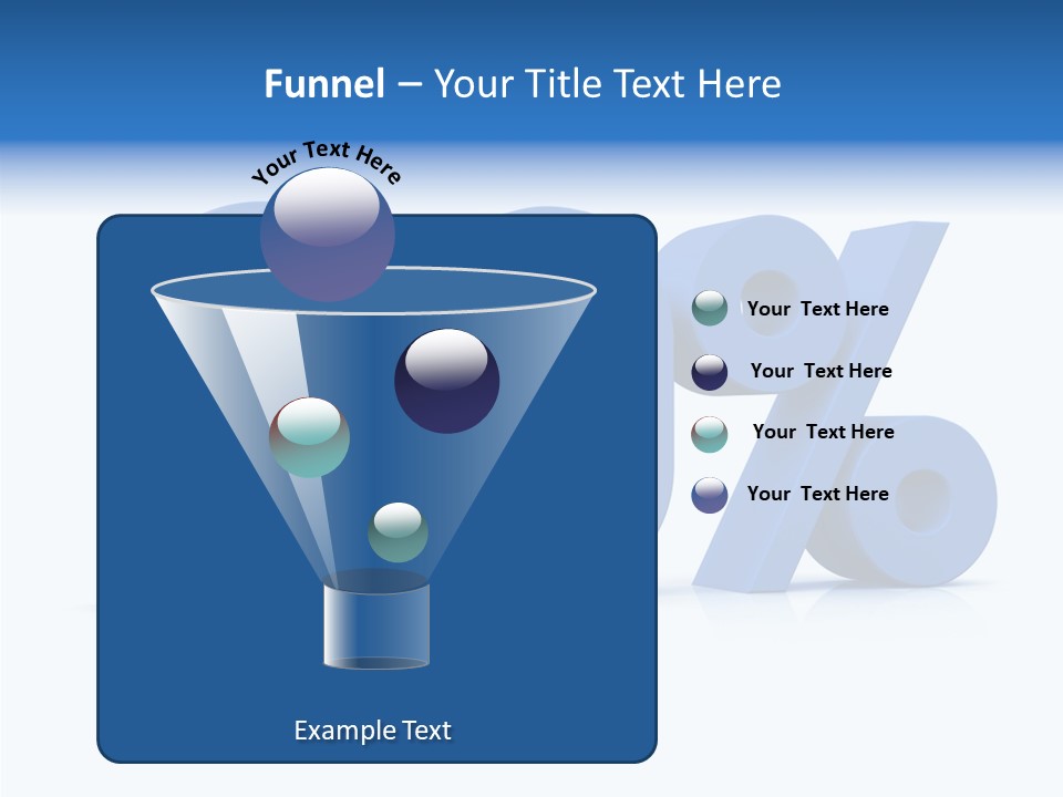 Symbol Marketing Statistics PowerPoint Template