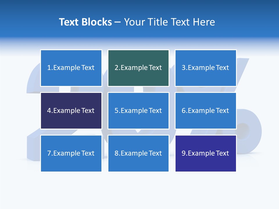 Symbol Marketing Statistics PowerPoint Template