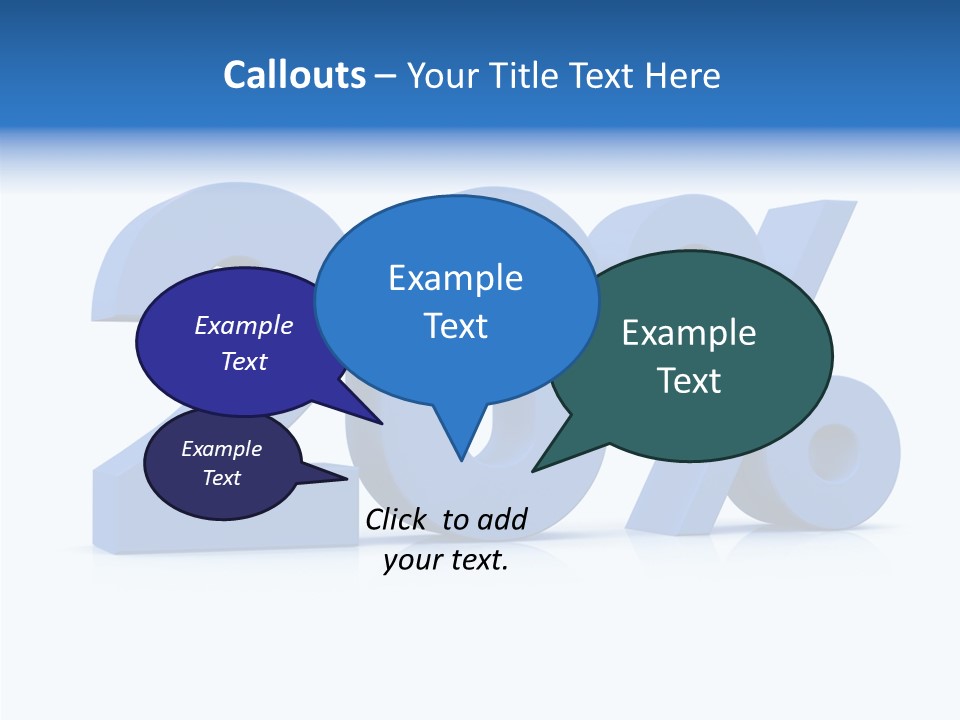 Symbol Marketing Statistics PowerPoint Template
