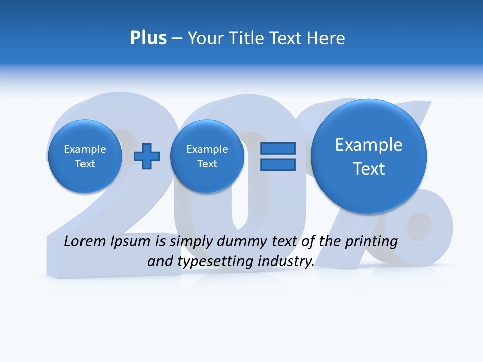 Symbol Marketing Statistics PowerPoint Template