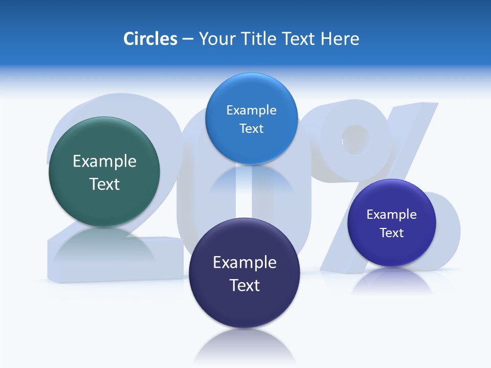 Symbol Marketing Statistics PowerPoint Template
