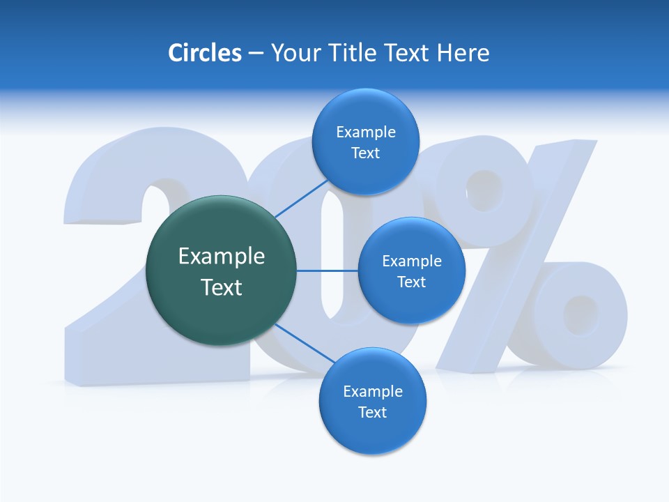 Symbol Marketing Statistics PowerPoint Template
