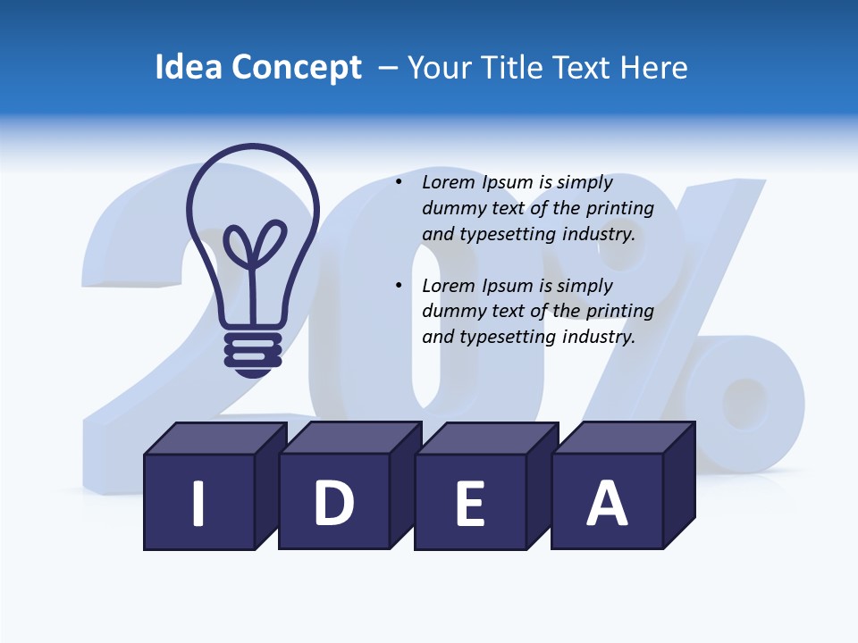 Symbol Marketing Statistics PowerPoint Template