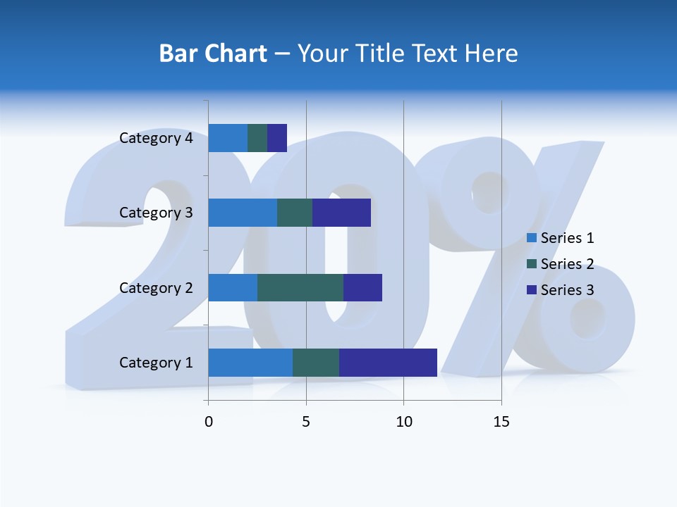 Symbol Marketing Statistics PowerPoint Template