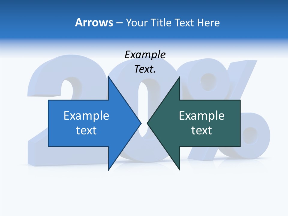 Symbol Marketing Statistics PowerPoint Template