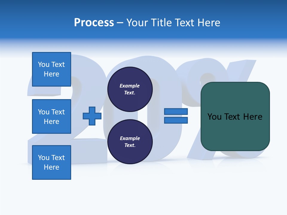 Symbol Marketing Statistics PowerPoint Template