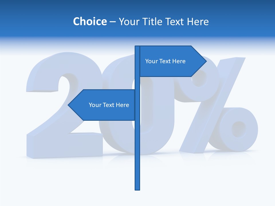 Symbol Marketing Statistics PowerPoint Template